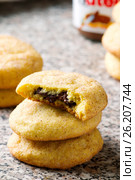 Nutella stuffed snicker doodles.style rustic (2017 год). Редакционное фото, фотограф Зоряна Ивченко / Фотобанк Лори