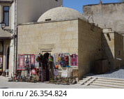 Ancient Mosque-Madrasah in Icheri sheher (Old Town) of Baku (2017 год). Стоковое фото, фотограф Аркадий Захаров / Фотобанк Лори