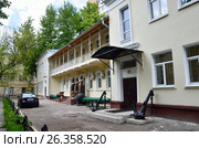 Москва, Большой Козловский переулок, дом 6, корпус 2. Здание Росвоенцентра. Редакционное фото, фотограф Овчинникова Ирина / Фотобанк Лори