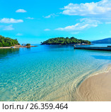 Ksamil beach, Albania. Стоковое фото, фотограф Юрий Брыкайло / Фотобанк Лори