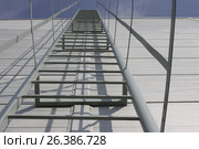 Steel safety staircase near Mall. Стоковое фото, фотограф Константин Шишкин / Фотобанк Лори