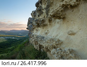Walls of Cave city Bakla in Bakhchysarai Raion, Crimea. Стоковое фото, фотограф Юлия Машкова / Фотобанк Лори