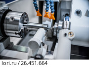 Intragrinding machine during operation. Стоковое фото, фотограф Андрей Радченко / Фотобанк Лори