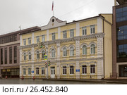 Здание Верховного суда Республики Башкортостан на улице Сочинской в городе Уфе (2017 год). Стоковое фото, фотограф Коротнев / Фотобанк Лори