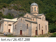 Храм Симона Кананита ,Saint Simon the Canaanite Church. Новый Афон, Абхазия (2011 год). Стоковое фото, фотограф Игорь Архипов / Фотобанк Лори