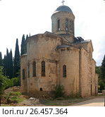 Храм Симона Кананита Saint Simon the Canaanite Church. Новый Афон, Абхазия. Стоковое фото, фотограф Игорь Архипов / Фотобанк Лори