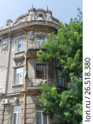 Крым, Евпатория. Дом Дувана (1908) - бывший доходный дом, улица Тучина, 2/1 (2016 год). Стоковое фото, фотограф Илюхина Наталья / Фотобанк Лори