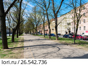 Конногвардейский бульвар. Санкт-Петербург (2017 год). Редакционное фото, фотограф Александр Щепин / Фотобанк Лори