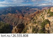 Incredible view from the South Rim of Grand Canyon, Arizona, US (2016 год). Стоковое фото, фотограф Дмитрий Петраков / Фотобанк Лори