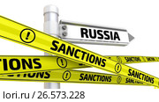 Sanctions against Russia. Стоковая анимация, аниматор WalDeMarus / Фотобанк Лори