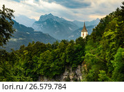 Swiss Alps mountains view. Стоковое фото, фотограф Сергей Петерман / Фотобанк Лори