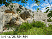 Cave City in Cherkez-Kermen Valley, Crimea. Стоковое фото, фотограф Юлия Машкова / Фотобанк Лори