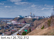 View at Tobolsk kremlin and downtown (2010 год). Редакционное фото, фотограф Сергей Буторин / Фотобанк Лори