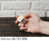 Fidget cube stress fingers toy. Стоковое фото, фотограф Ольга Сергеева / Фотобанк Лори