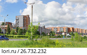 Кирово-Чепецк. Улица 60 лет Октября (2017 год). Редакционное фото, фотограф Виктор Кощеев / Фотобанк Лори