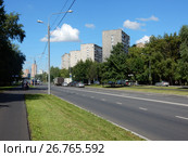 Онежская улица. Головинский район. Город Москва (2017 год). Стоковое фото, фотограф lana1501 / Фотобанк Лори