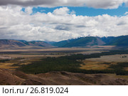 Горный пейзаж. Алтайские горы. Стоковое фото, фотограф Ильин Сергей / Фотобанк Лори