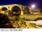 Old bridge by Church of Saint Ignatius. Стоковое фото, фотограф Яков Филимонов / Фотобанк Лори