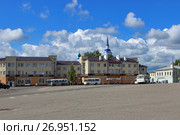 Город Кинешма, площадь Революции (2017 год). Редакционное фото, фотограф Ирина Краснова / Фотобанк Лори