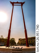 The giant swing, Sao Ching Cha, in Bangkok. Стоковое фото, фотограф Роман Гадицкий / Фотобанк Лори