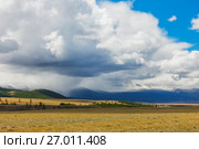 Altai mountains. Beautiful highland landscape. Russia Siberia (2017 год). Стоковое фото, фотограф Ильин Сергей / Фотобанк Лори