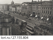 Ленинград тридцатых годов прошлого века. Проспект 25 октября. Стоковое фото, фотограф Retro / Фотобанк Лори