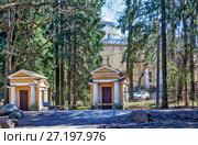 Дача Воронцова-Дашкова ("Шуваловский дворец"). Парголово. Санкт-Петербург (2015 год). Стоковое фото, фотограф Сергей Афанасьев / Фотобанк Лори