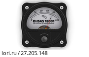 OHSAS - Occupational Health and Safety Management Systems Requirements. The percent of implementation. Стоковая анимация, аниматор WalDeMarus / Фотобанк Лори