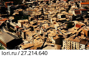General view of Cardona. Catalonia , Spain (2017 год). Стоковое видео, видеограф Яков Филимонов / Фотобанк Лори