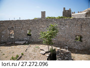 Эриче, Сицилия, Италия. Руины замка, построенного норманнами в XII в. (2016 год). Стоковое фото, фотограф Rokhin Valery / Фотобанк Лори