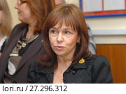 Балерина Майя Плисецкая и композитор Родион Щедрин передают творческие архивы государству. Директор РГАЛИ Татьяна Горяева. (2006 год). Редакционное фото, фотограф Александр С. Курбатов / Фотобанк Лори