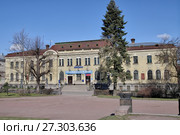 Выборг. Выборг. Здание почтамта (1912-1914) на углу Крепостной, 30 и Советской, 14 (2017 год). Редакционное фото, фотограф Илюхина Наталья / Фотобанк Лори