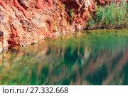 Bauxite Lake Cave near Otranto, Italy. Стоковое фото, фотограф Юрий Брыкайло / Фотобанк Лори