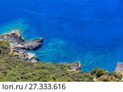 Tyrrhenian sea coast, Italy (2017 год). Стоковое фото, фотограф Юрий Брыкайло / Фотобанк Лори
