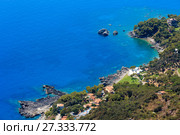 Tyrrhenian sea coast near Maratea, Italy (2017 год). Стоковое фото, фотограф Юрий Брыкайло / Фотобанк Лори