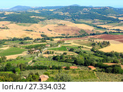 Tuscany countryside, Pienza, Italy (2017 год). Стоковое фото, фотограф Юрий Брыкайло / Фотобанк Лори