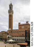 Palazzo Publico, Siena, Italy (2015 год). Стоковое фото, фотограф Boris Breytman / Фотобанк Лори