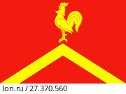 Флаг Красноармейского района. Челябинская область. Стоковая иллюстрация, иллюстратор Владимир Макеев / Фотобанк Лори