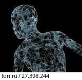 Abstract illustration of human body. Стоковая иллюстрация, иллюстратор Кирилл Черезов / Фотобанк Лори