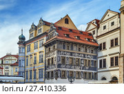 Square in Prague old town (2015 год). Стоковое фото, фотограф Boris Breytman / Фотобанк Лори