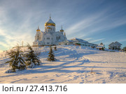 Пермский край. Село Калинино. Белогорский Свято-Николаевский православно-миссионерский мужской монастырь (2018 год). Стоковое фото, фотограф Литвяк Игорь / Фотобанк Лори