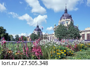 Купальня Сеченьи (венг. Széchenyi fürdő) в Будапеште. Венгрия (2015 год). Стоковое фото, фотограф stargal / Фотобанк Лори