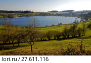 eifel maar schalkenmehren schalkenmehrenermaar water. Стоковое фото, фотограф Herbert Esser / PantherMedia / Фотобанк Лори