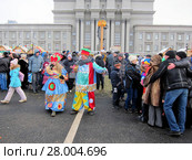 Самара. Масленица. Скоморохи (2018 год). Редакционное фото, фотограф Светлана Кириллова / Фотобанк Лори