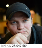 Киноактёр Сергей Жарков (2015 год). Редакционное фото, фотограф Free Wind / Фотобанк Лори