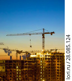 Home construction. sunset. (2013 год). Стоковое фото, фотограф Vasily Smirnov / Фотобанк Лори