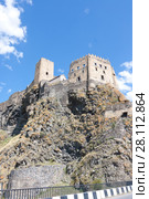 Крепость Хертвиси в южной Грузии (2013 год). Стоковое фото, фотограф Олег Хархан / Фотобанк Лори