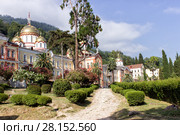 Ново-Афонский монастырь Симона Кананита. Абхазия (2004 год). Стоковое фото, фотограф Евгений Ткачёв / Фотобанк Лори