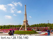 Парк цветов в Дубае (Dubai Miracle Garden). Объединённые Арабские Эмираты (2014 год). Редакционное фото, фотограф Сергей Афанасьев / Фотобанк Лори
