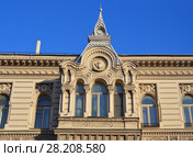 Санкт-Петербург, улица Пестеля, дом 14. Дом Косиковского - доходный дом А. М. Тупикова. Детали архитектуры (2018 год). Редакционное фото, фотограф Овчинникова Ирина / Фотобанк Лори